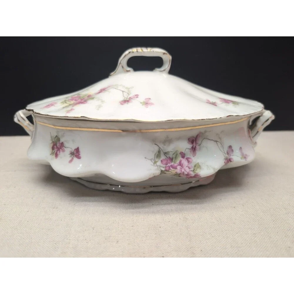 Vintage Theodore Haviland Limoges Pink Floral 11